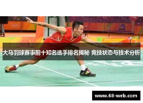 大马羽球赛事前十知名选手排名揭秘 竞技状态与技术分析